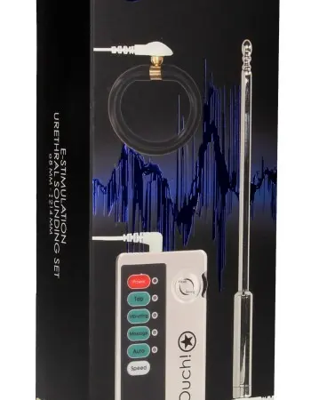 E-Stimulation Urethral Sounding Set - Silver