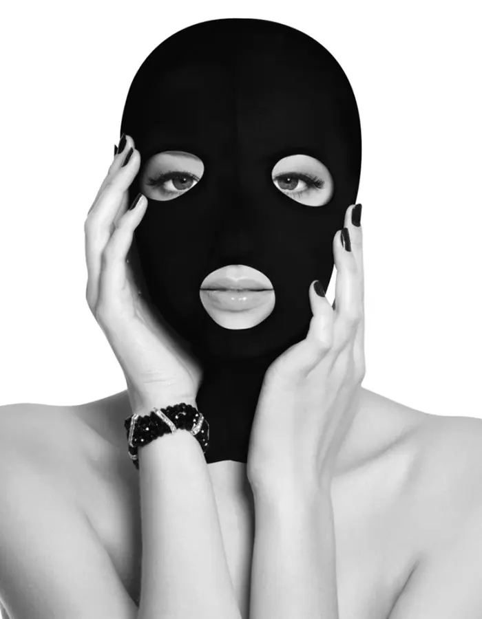 Subversion Mask With Open Mouth and Eye -  Black