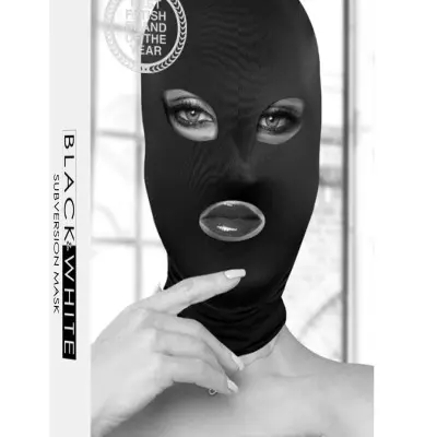 Subversion Mask With Open Mouth and Eye -  Black