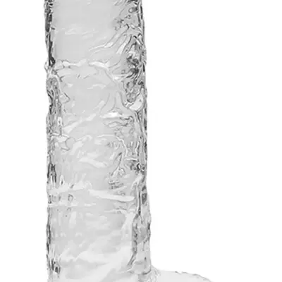 6 Inch Realistic Dildo With Balls - Translucent