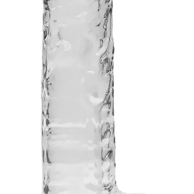 7 Inch Realistic Dildo With Balls - Translucent