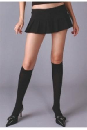 Opaque Knee Hi - Black