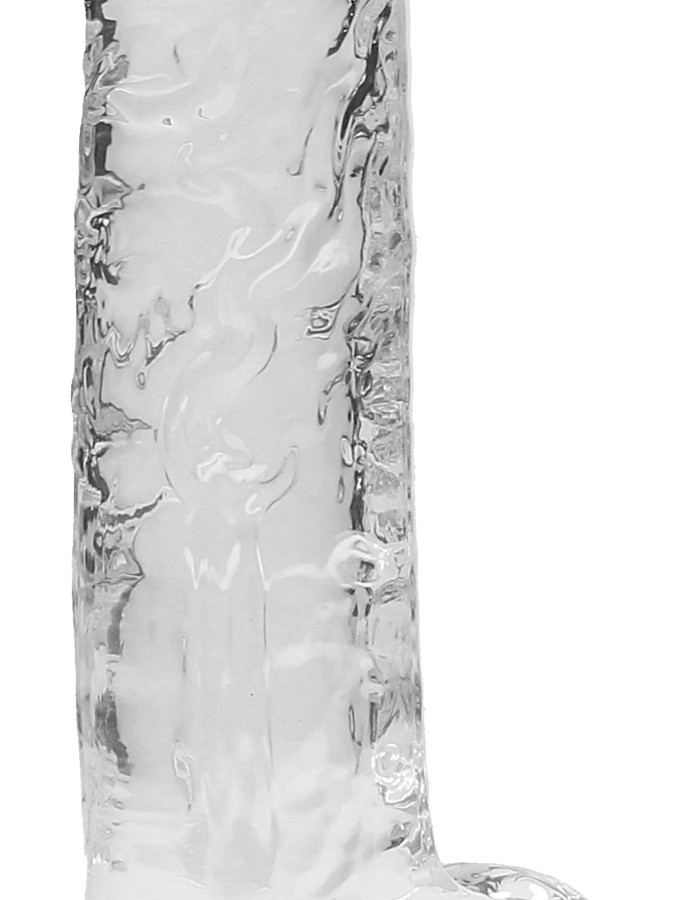 9 Inch Realistic Dildo With Balls - Translucent