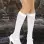 Opaque Knee Hi - White