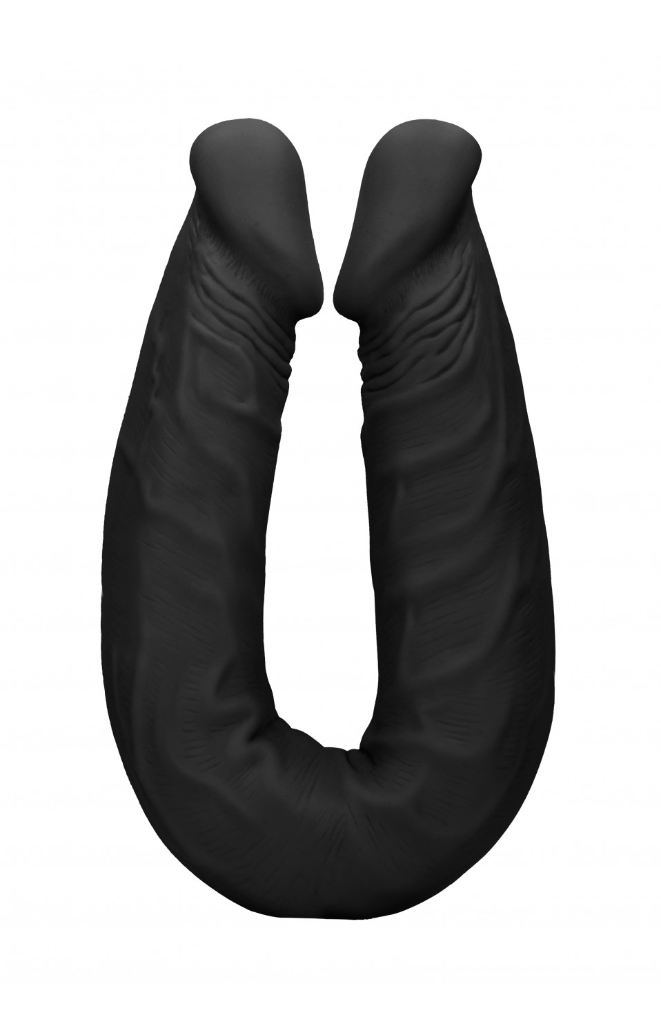 18 Inch Double Dong - Black - SH-REA103BLK