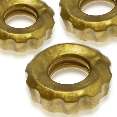 Super Huj - 3-Pack Cockrings - Bronze