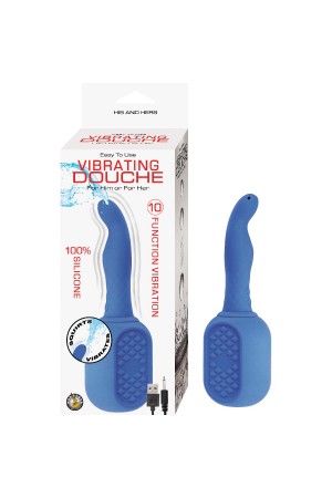 Vibrating Douche - Blue