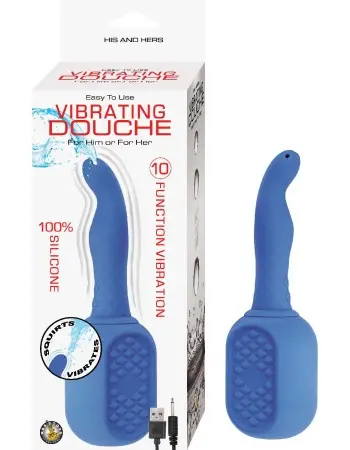 Vibrating Douche - Blue