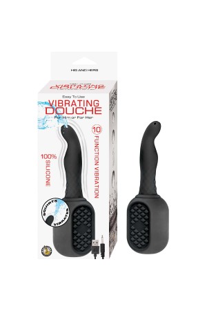 Vibrating Douche - Black