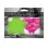 Fashion Pasties Set - Neon Green Solid Star and Neon Pink Lace Heart