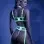 In a Trance - 3 Pc Bra Garter Set - Large/xlarge - Neon Chartreuse