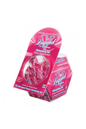 Liquid v for Women - 50 Pieces Jar Display