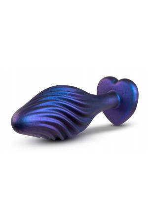 Anal Adventures Matrix - Swirling Bling Plug -  Sapphire