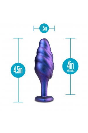 Anal Adventures Matrix - Bumped Bling Plug -  Sapphire