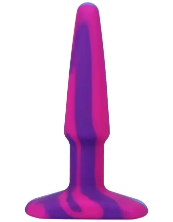 A-Play Groovy Silicone Anal Plug 4 Inch - Berry