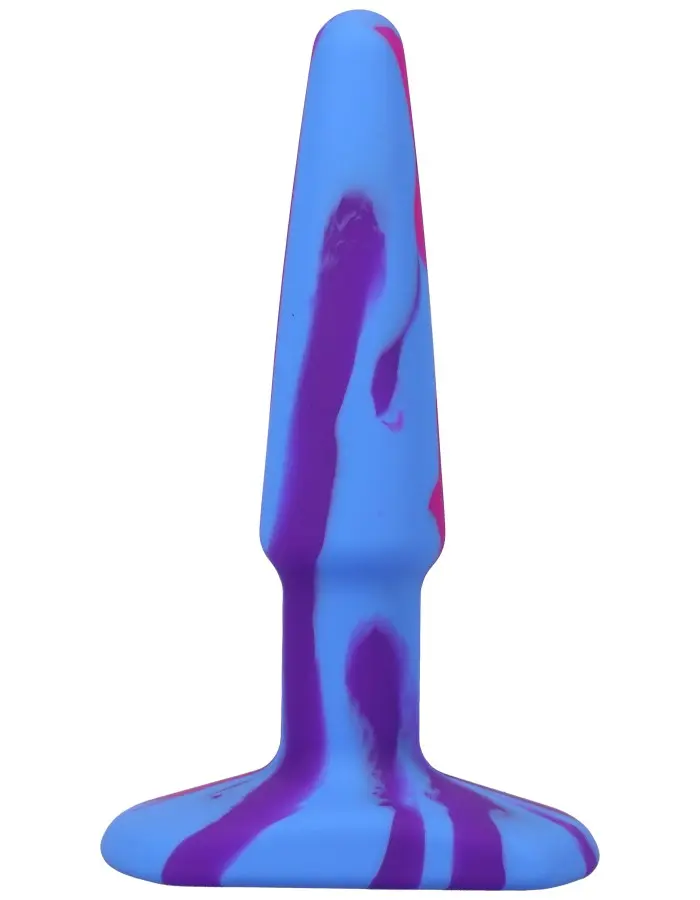 A-Play Groovy Silicone Anal Plug 4 Inch - Berry