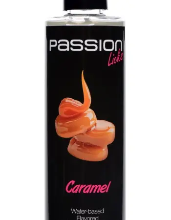 Passion Licks Caramel Water Based Flavored Lubricant 8 Oz
