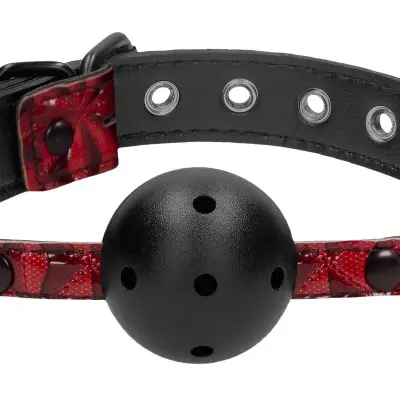 Breathable Luxury Ball Gag - Burgundy