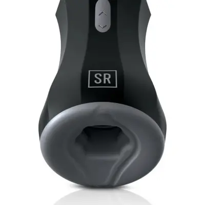 Silicone Twin Turbo Stroker - Black