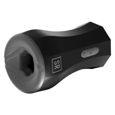 Silicone Twin Turbo Stroker - Black