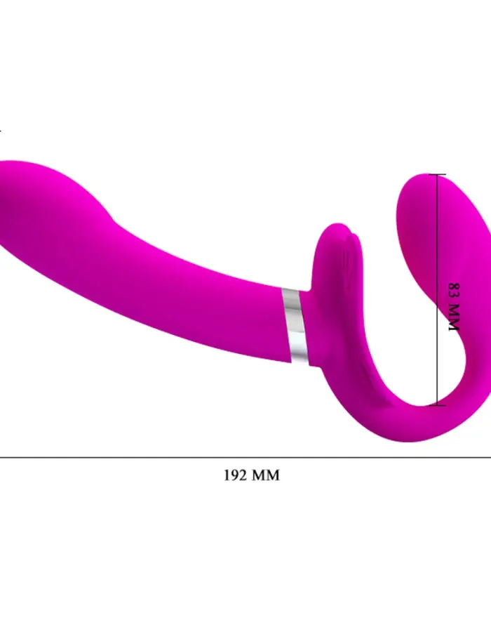 Pretty Love Valerie Strapless Strap on - Fuchsia