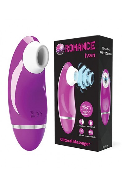 Pretty Love Romance Ivan Sucking Clitoral Massager - Fuchsia