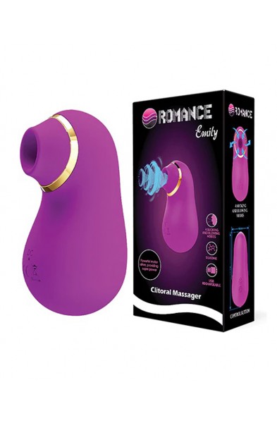 Pretty Love Romance Emily Sucking Clitoral  Massager - Fuchsia