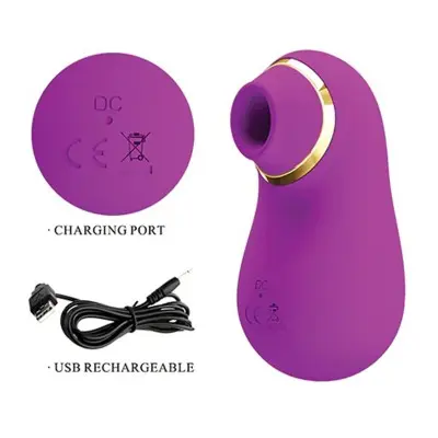 Pretty Love Romance Emily Sucking Clitoral  Massager - Fuchsia