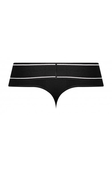 Modal Rib Bong Thong - X-Large - Black