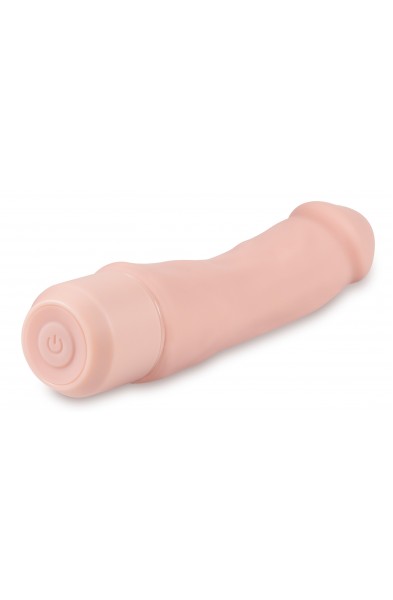 Dr. Skin Silicone  Dr. Steve - 7 Inch Vibrating Dildo - Beige