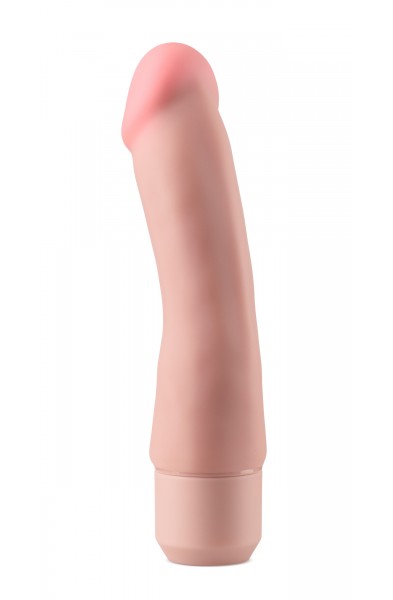 Dr. Skin Silicone  Dr. Steve - 7 Inch Vibrating Dildo - Beige