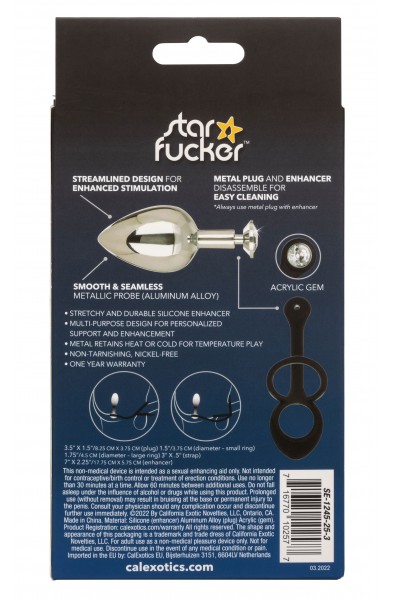 Star Fucker XL Teardrop Plug