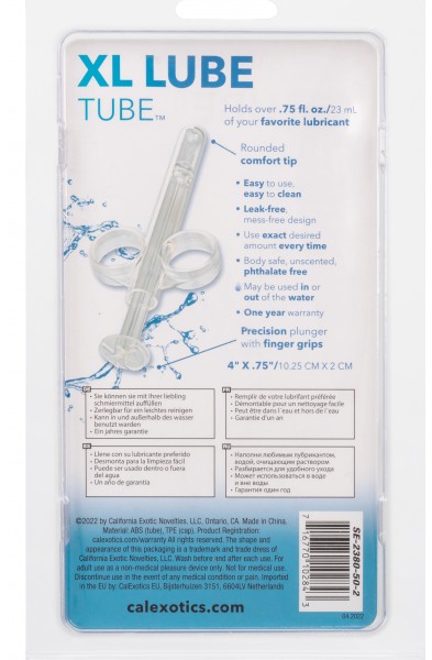 Xl Lube Tube - Clear