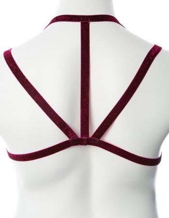 Gender Fluid Sugar Coated Harness - Small/large - Raspberry