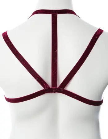 Gender Fluid Sugar Coated Harness - Small/large - Raspberry