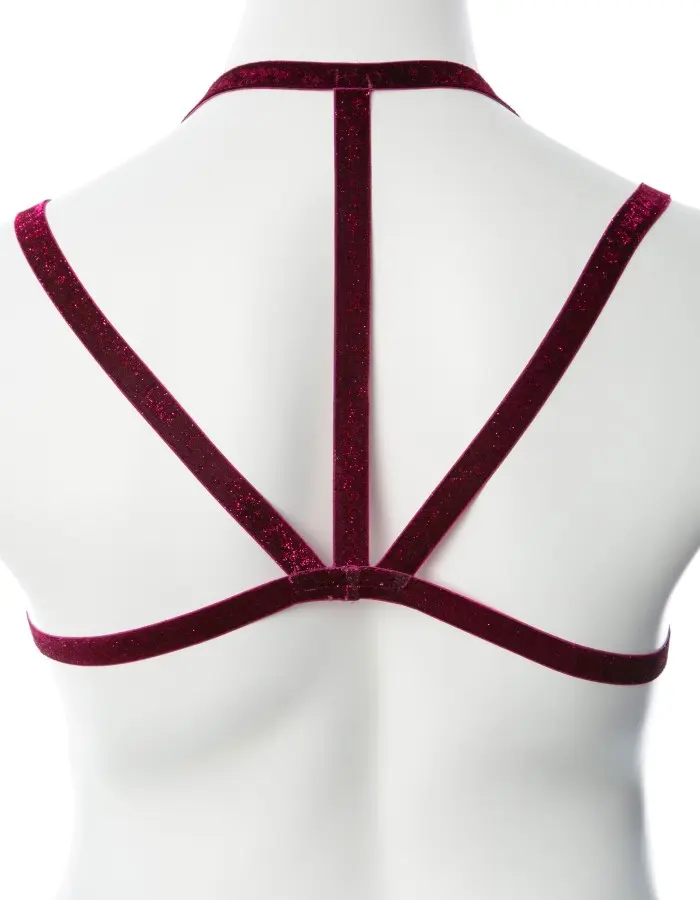Gender Fluid Sugar Coated Harness - Small/large - Raspberry