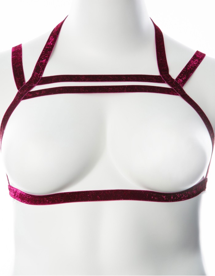 Gender Fluid Sugar Coated Harness - Large/xxlarge - Raspberry