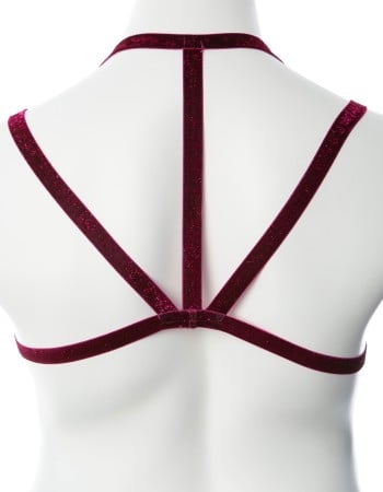 Gender Fluid Sugar Coated Harness - Large/xxlarge - Raspberry