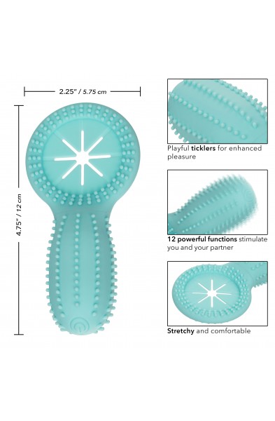 Silicone Rechargeable Elite 12x Enhancer - Teal