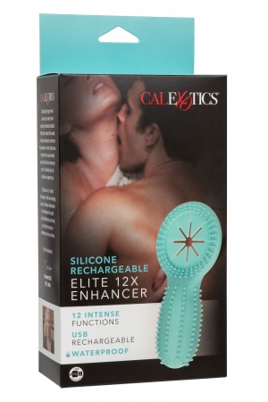 Silicone Rechargeable Elite 12x Enhancer - Teal