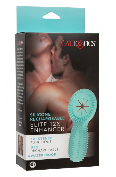 Silicone Rechargeable Elite 12x Enhancer - Teal