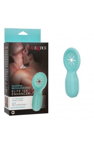 Silicone Rechargeable Elite 12x Enhancer - Teal