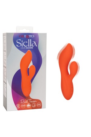 Stella Liquid Silicone Dual Teaser - Orange