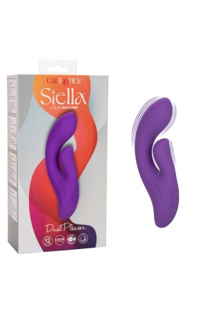 Stella Liquid Silicone Dual Pleaser - Purple