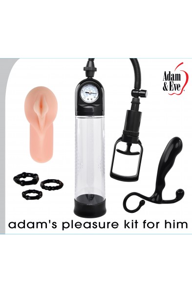 Adam's Pleasure Kit for Him - Black