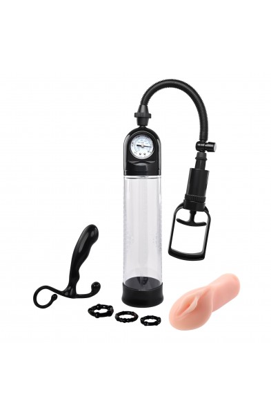 Adam's Pleasure Kit for Him - Black