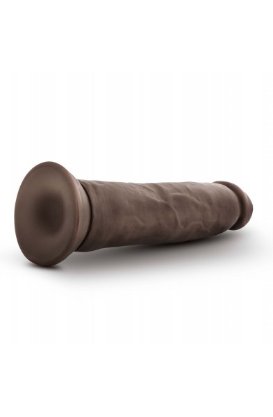 Dr. Skin Plus - 9 Inch Posable Thick Dildo -  Chocolate