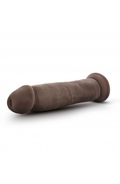 Dr. Skin Plus - 9 Inch Posable Thick Dildo -  Chocolate