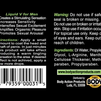 Liquid v for Men 0.5 Oz