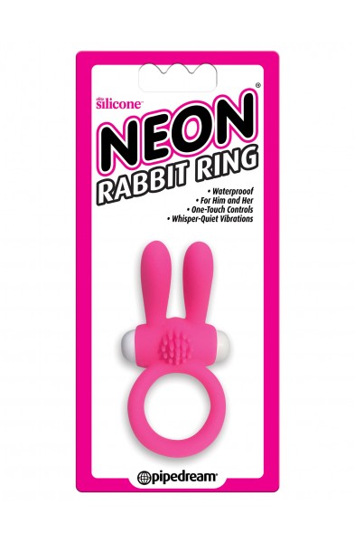 Neon Rabbit Ring - Pink